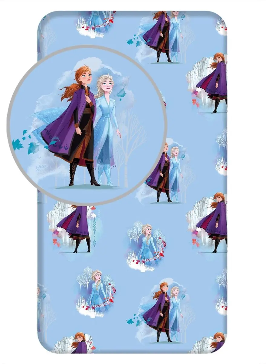 Disney Frozen Junior Dekbedset - Blauw - 1 Kussensloop - afbeelding 3 van 4