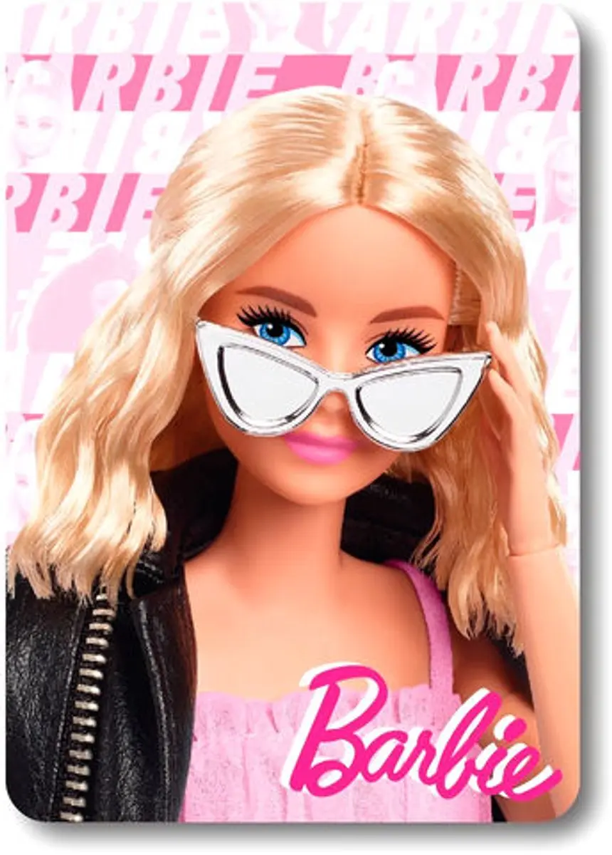 Barbie Slaapkamerset Roze - Kussen & Fleece Decken - afbeelding 3 van 5