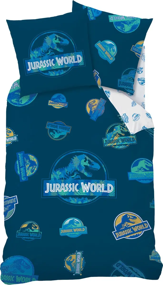 Jurassic World Dekbedovertrek Badges