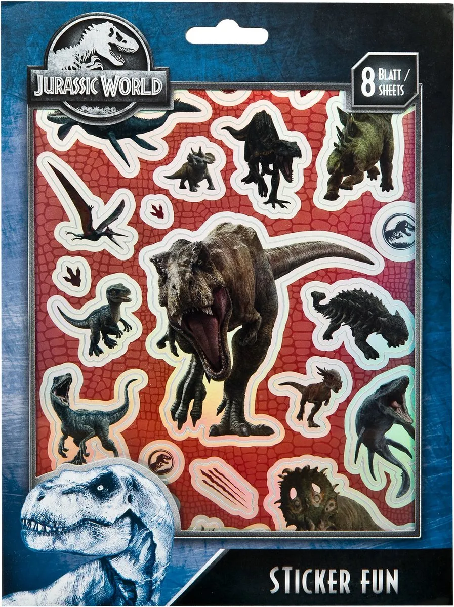 Jurassic World Dinosaurus Stickers