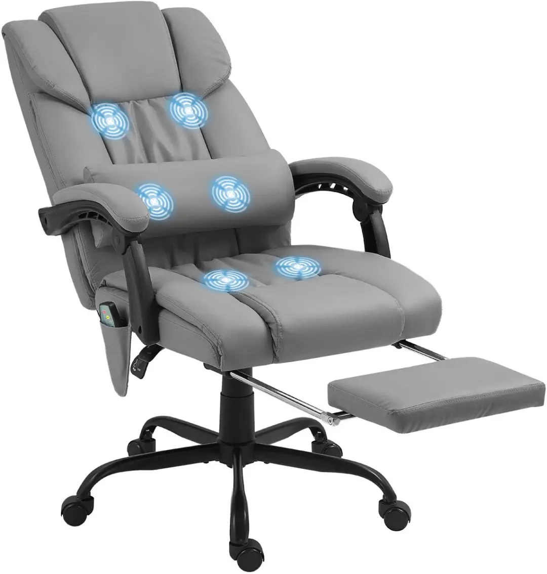 Vinsetto Massage Bureaustoel