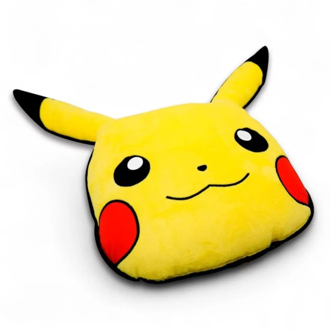 Pokémon Pikachu Kussen - Geel/Zwart - afbeelding 2 van 6