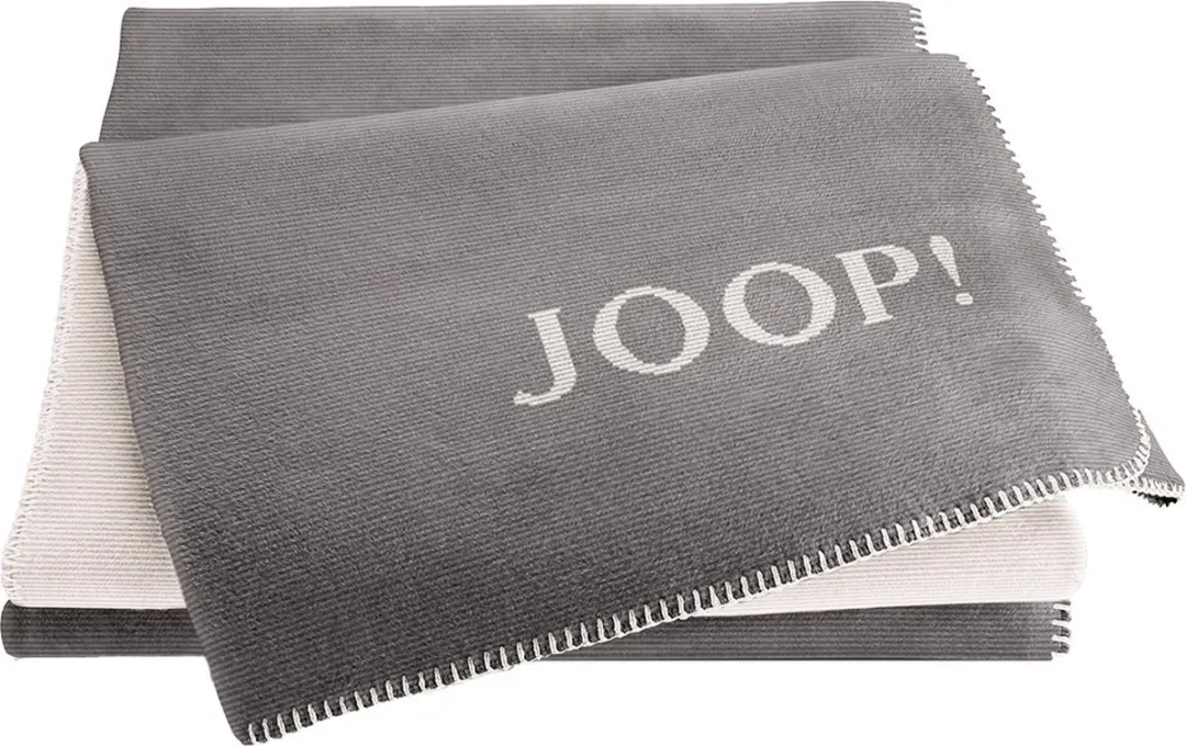 Joop! Dames en Heren plaid deken Melange-Doubleface