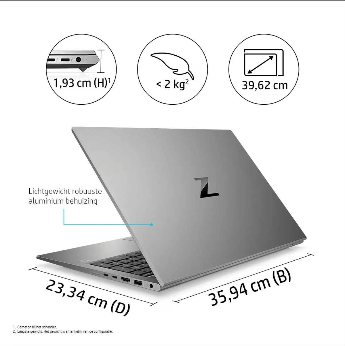 HP ZBook Firefly 15.6 G8 Mobiel Werkstation - i5-1135G7 16GB 1TB SSD Quadro T500 - Grijs