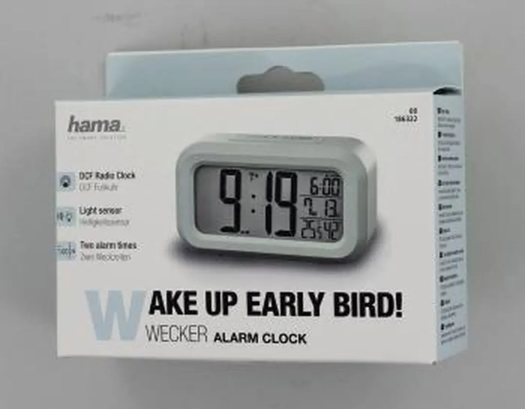 Hama RC 660 Radiogestuurde Wekker - Muntgroen - afbeelding 3 van 6