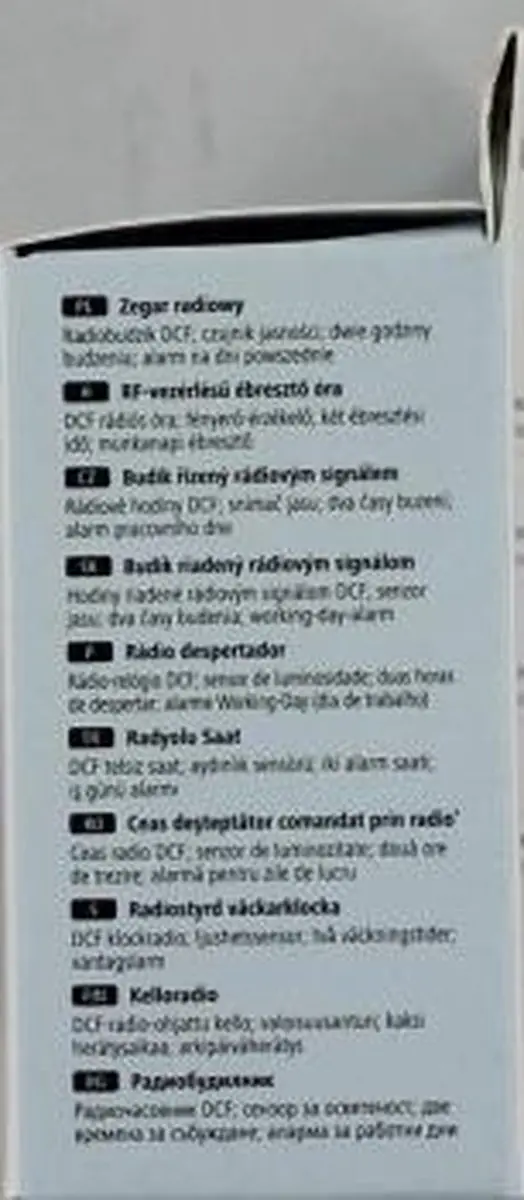 Hama RC 660 Radiogestuurde Wekker - Muntgroen - afbeelding 4 van 6