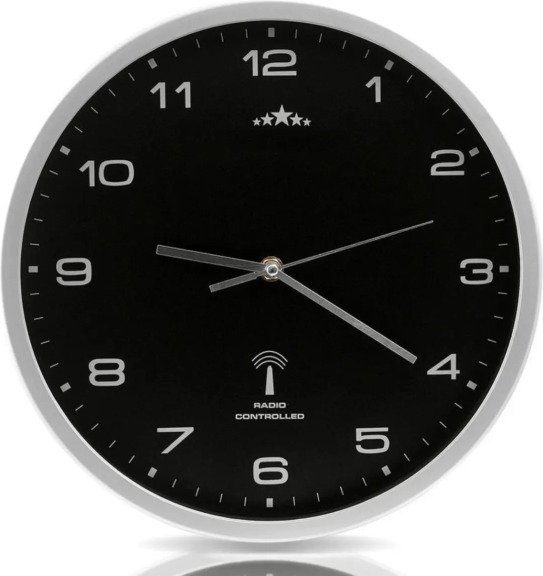 Monzana Wandklok Radiogestuurd Ø31cm