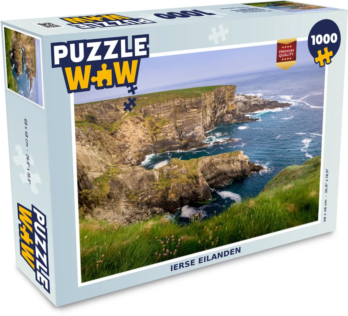 PuzzleWow Ierse Eilanden Legpuzzel 1000 Stuks