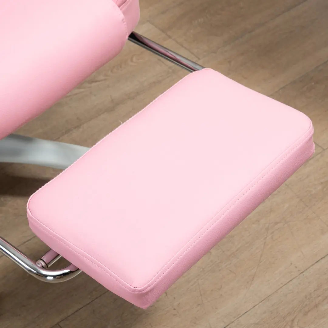 Vinsetto Ergonomische Bureaustoel Roze - afbeelding 2 van 6