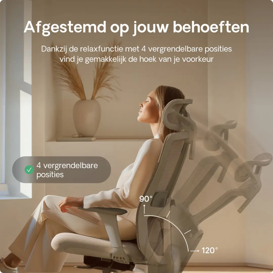 Desktronic SitOne Ergonomische Bureaustoel - Grijs