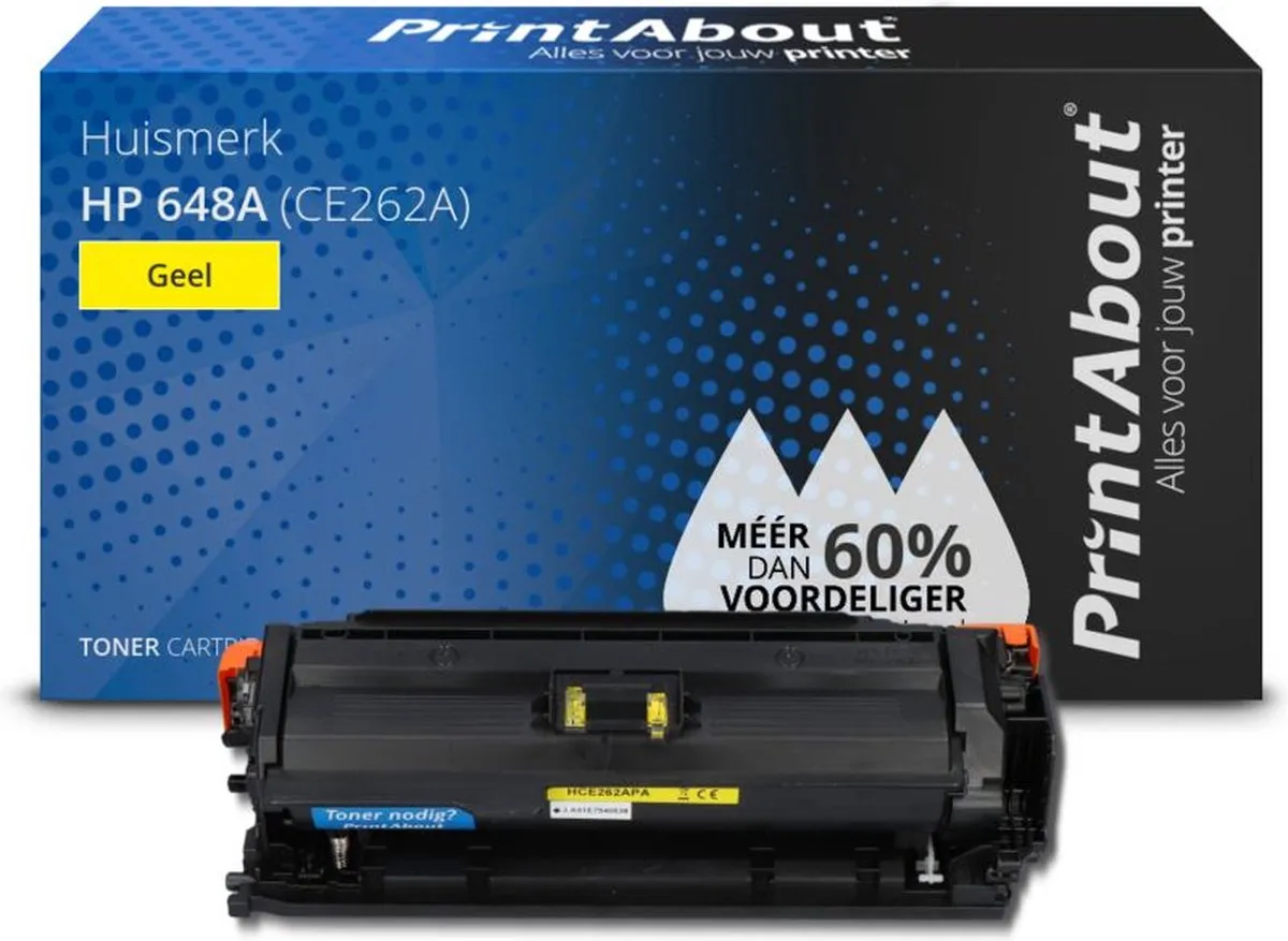 PrintAbout HP 648A CE262A Toner Geel