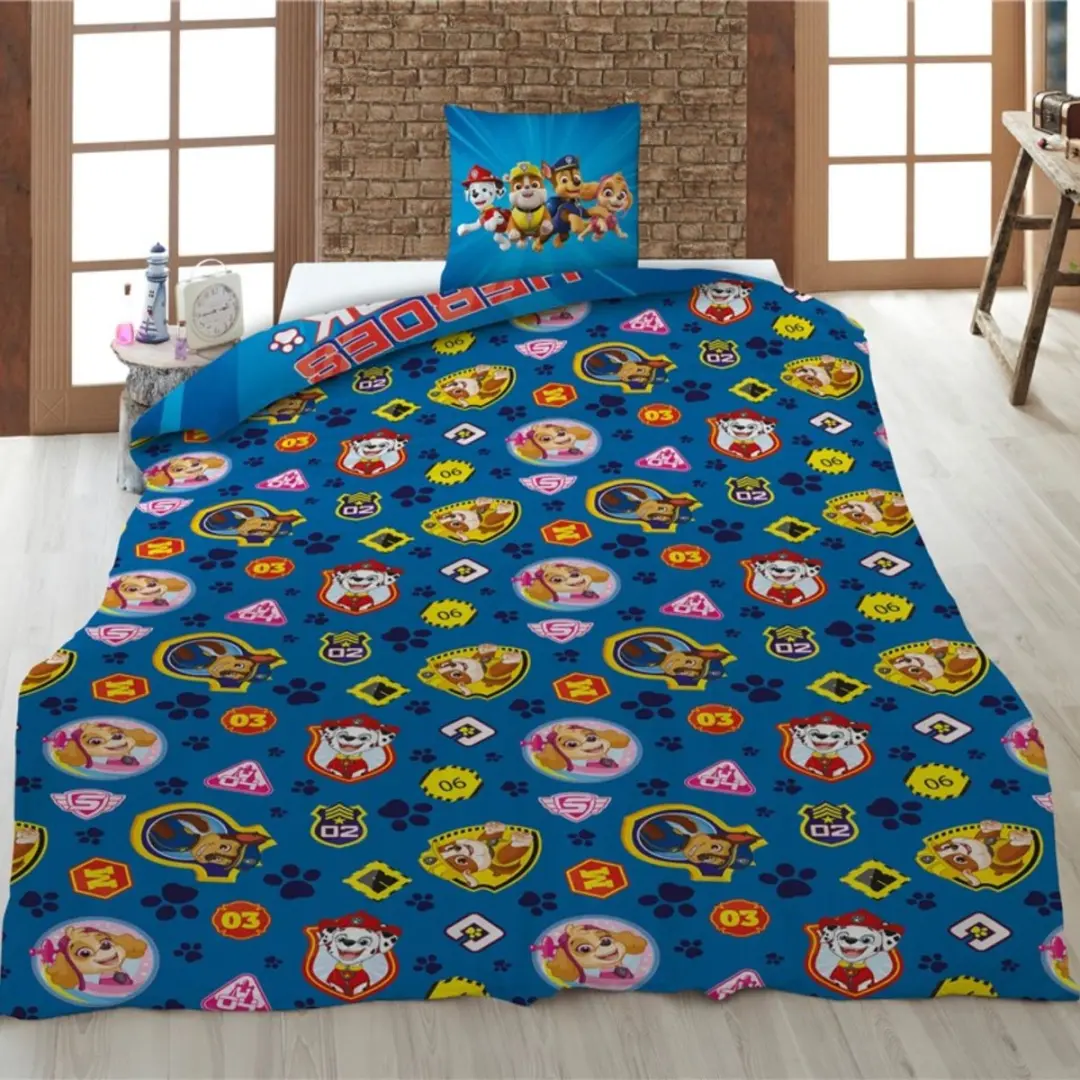 PAW Patrol Dekbedovertrek Hero's Work Together 140x200cm - Multicolor - afbeelding 2 van 4