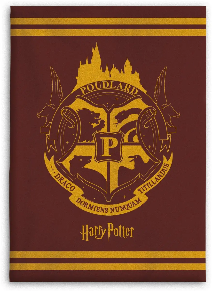 Harry Potter Fleece Plaid 130x160cm - afbeelding 4 van 4