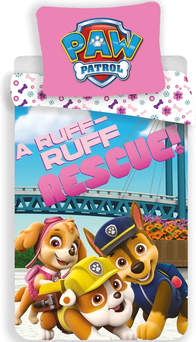PAW Patrol Ruff Ruff Rescue Dekbedovertrek