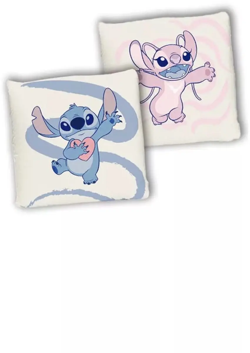 Lilo en Stitch sierkussen Lovers 40 x 40 cm