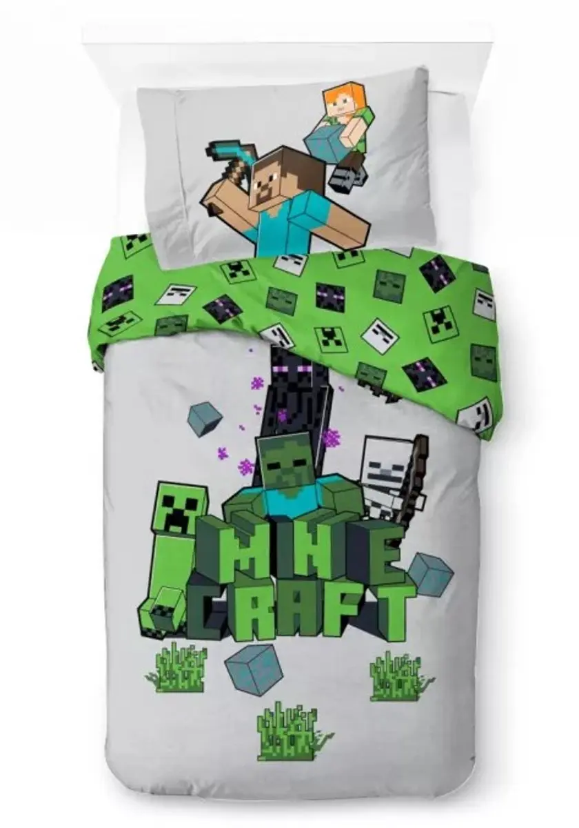 Minecraft Dekbedovertrek monsters