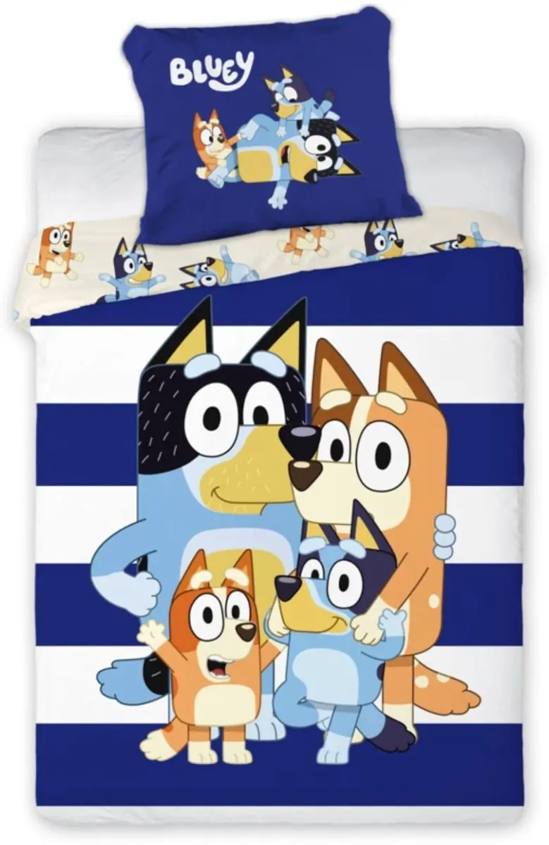Bluey Dekbedovertrek Eenpersoons - Meerkleurig - afbeelding 4 van 4