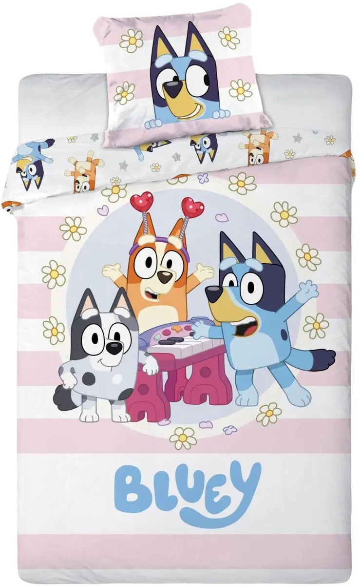 Bluey Dekbedovertrek Eenpersoons