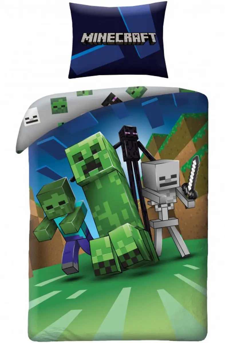 Minecraft Dekbedovertrek Nacht