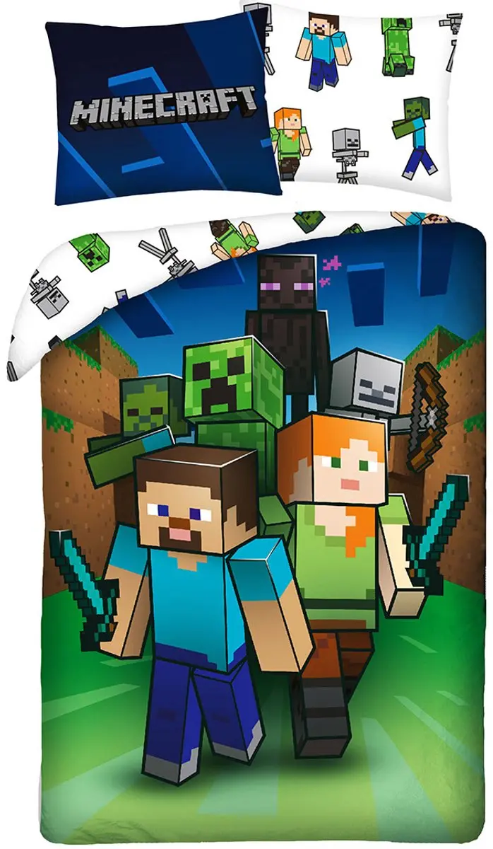 Minecraft Dekbedovertrek Monster Hunter
