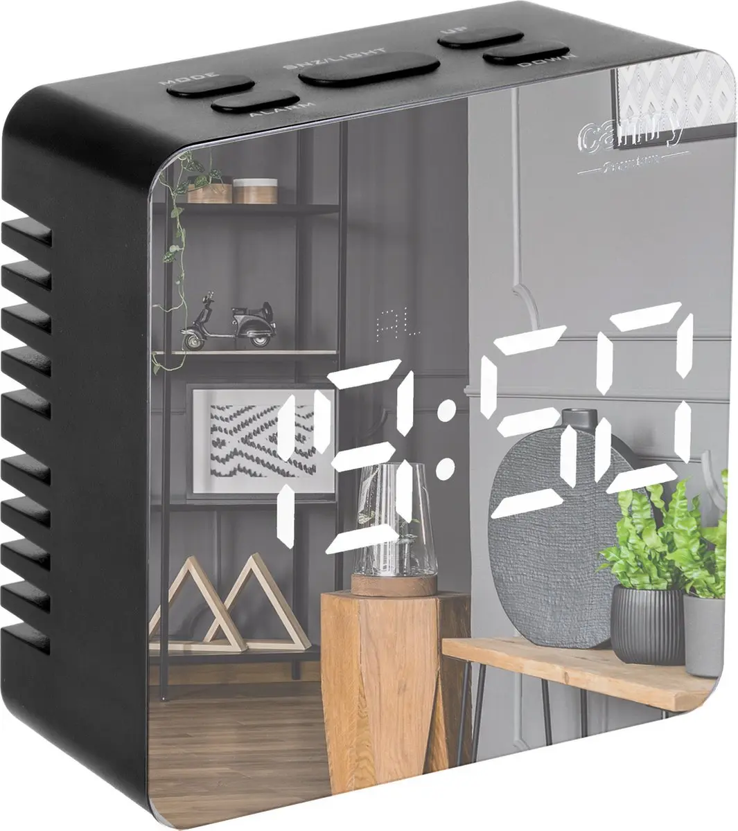 Camry CR1150B LED Wekker - Zwart - afbeelding 2 van 6
