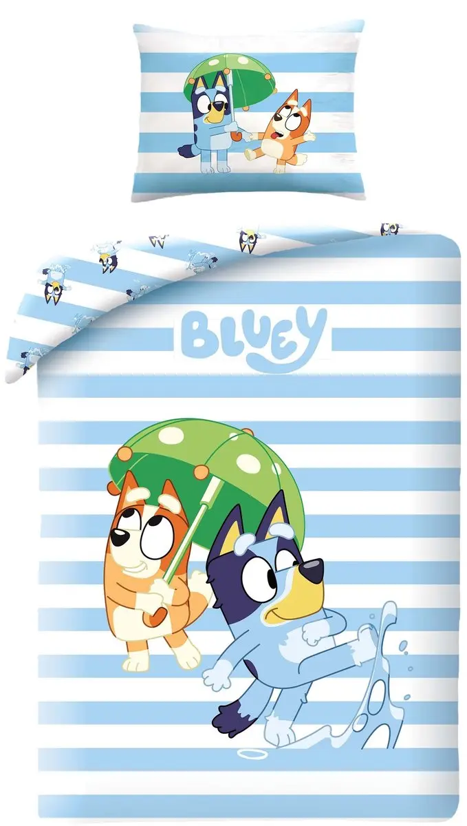 Bluey Dekbedovertrek splash 140 x 200 cm