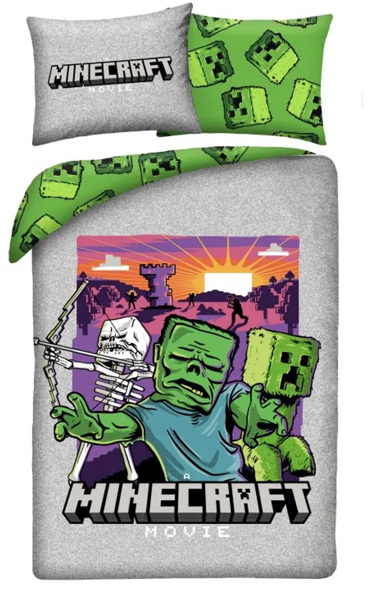 Minecraft Dekbedovertrek A Movie