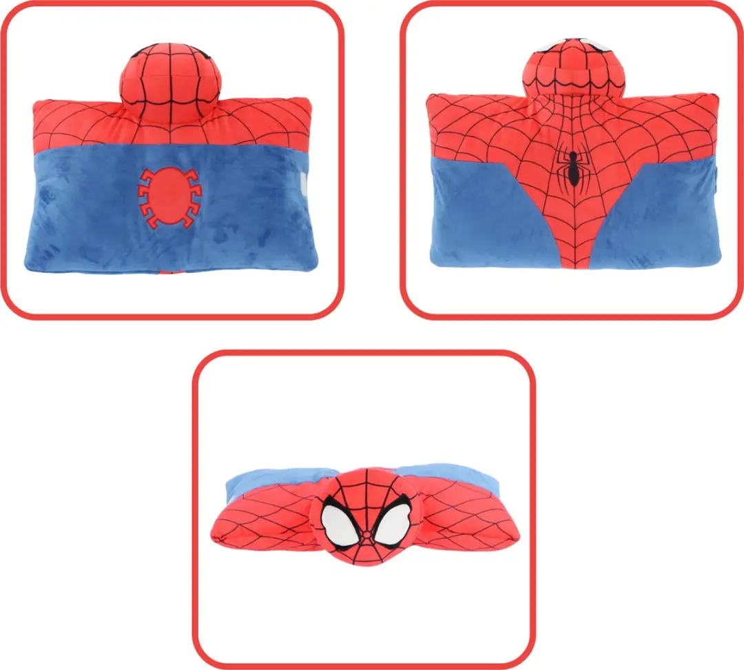 Spider-Man Knuffelkussen - Rood - afbeelding 3 van 4