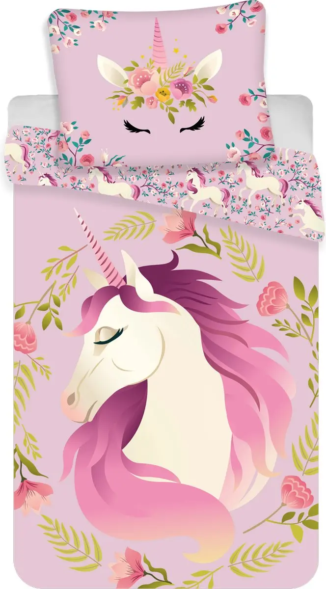 Unicorn Dekbedovertrek Flowers