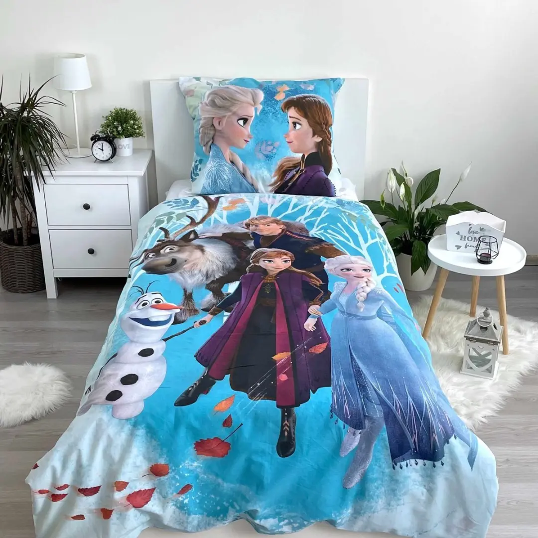Disney Frozen Dekbedovertrek Family 140x200cm - Multicolor - afbeelding 4 van 6