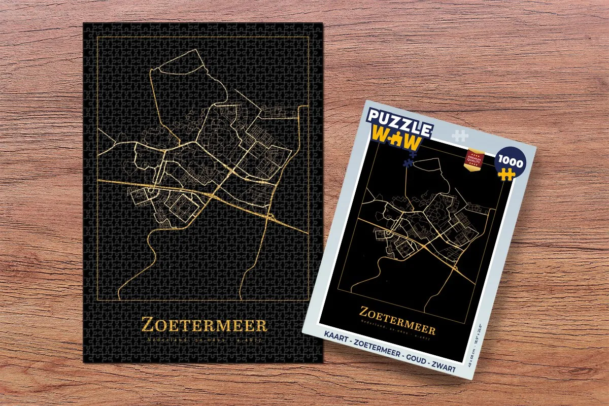 PuzzleWow Legpuzzel 1000 Stuks - Zoetermeer - Multicolor