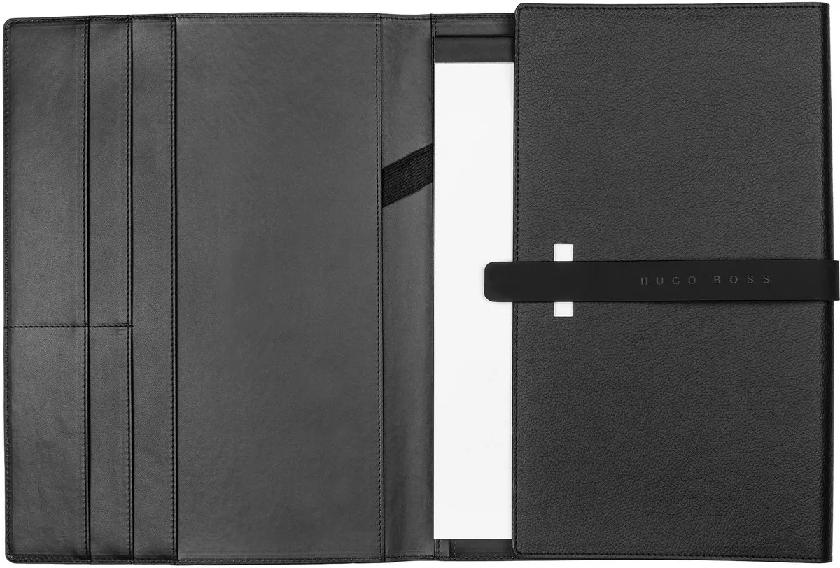 Hugo Boss Illusion Gear Schrijfmap - Black