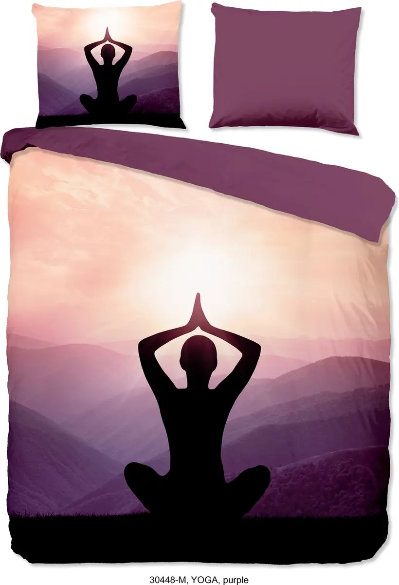 Pure dekbedovertrek yoga / buddha