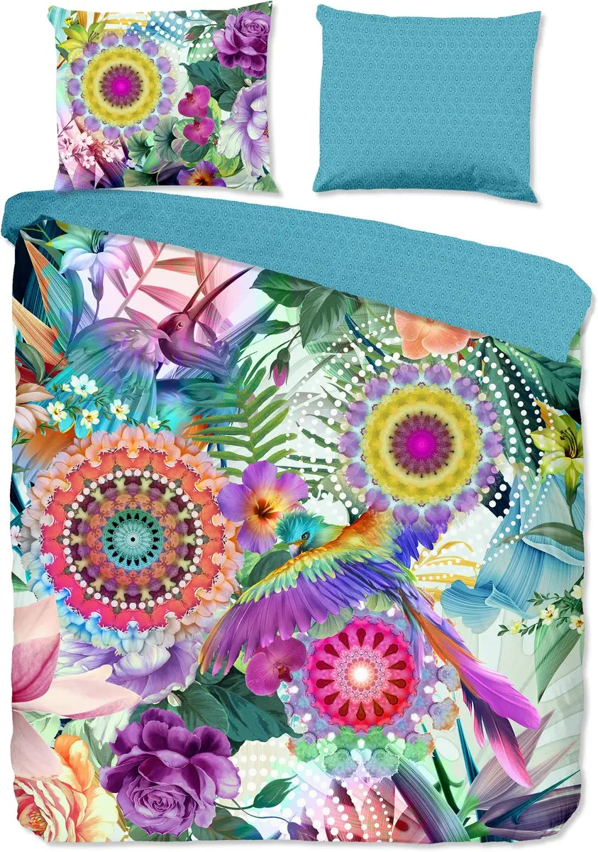 HIP dekbedovertrek mandalas, bloemen en vogels