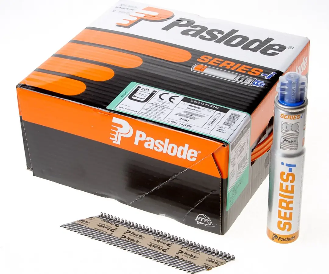 Paslode Stripspijker RounDrive 2.8x51mm - 3750 Stuks + Gaspatronen