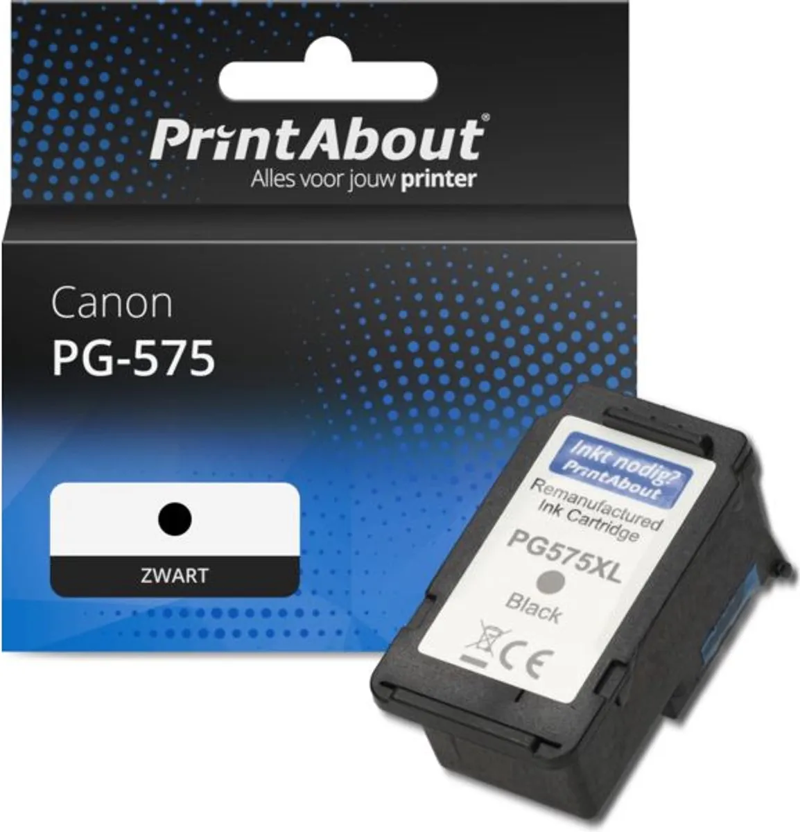 PrintAbout PG-575-PA Inktcartridge - Zwart - 420 pagina's