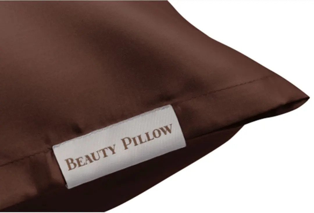 Beauty Pillow Satijnen Kussensloop 60x70cm - Chocolate Brown