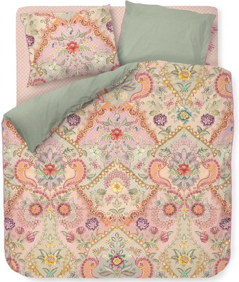 Pip Studio Saluti Grandi dekbedovertrek - Lits-Jumeaux XL - 260x200/220 - Pastel