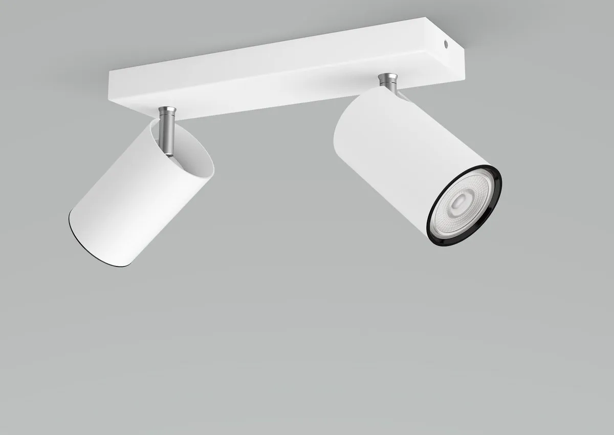 Philips Kosipo Opbouwspot 2-lichts - Wit
