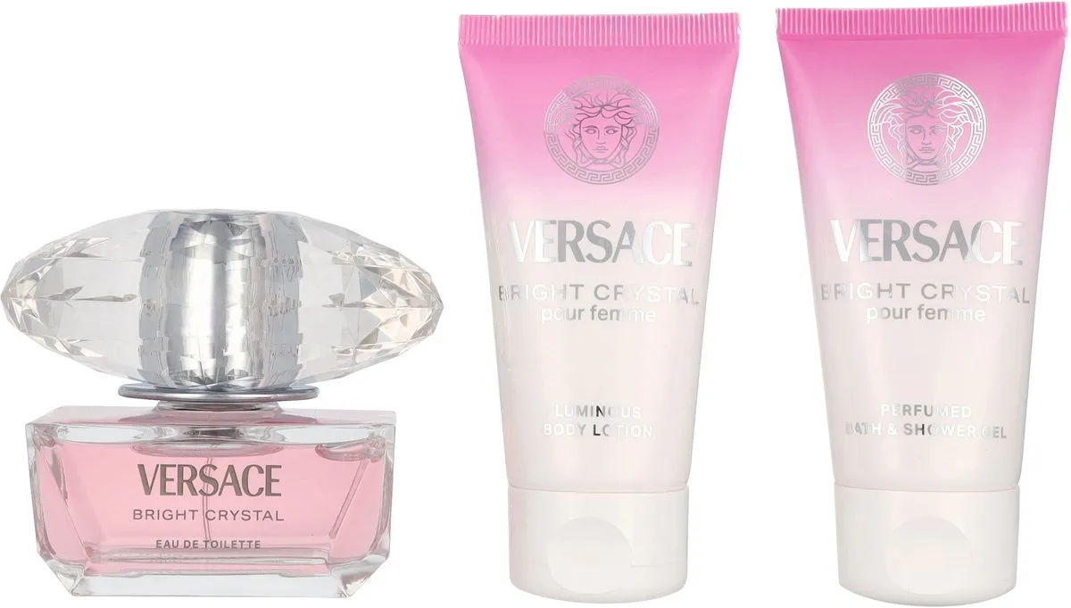 Versace Bright Crystal Giftset - 150ml (3x50ml)