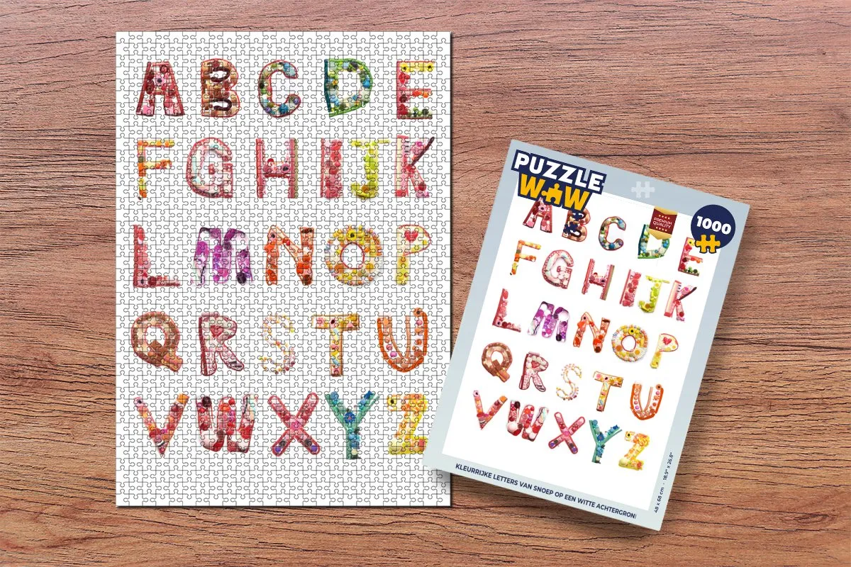 PuzzleWow Legpuzzel 1000 Stuks - Multicolor