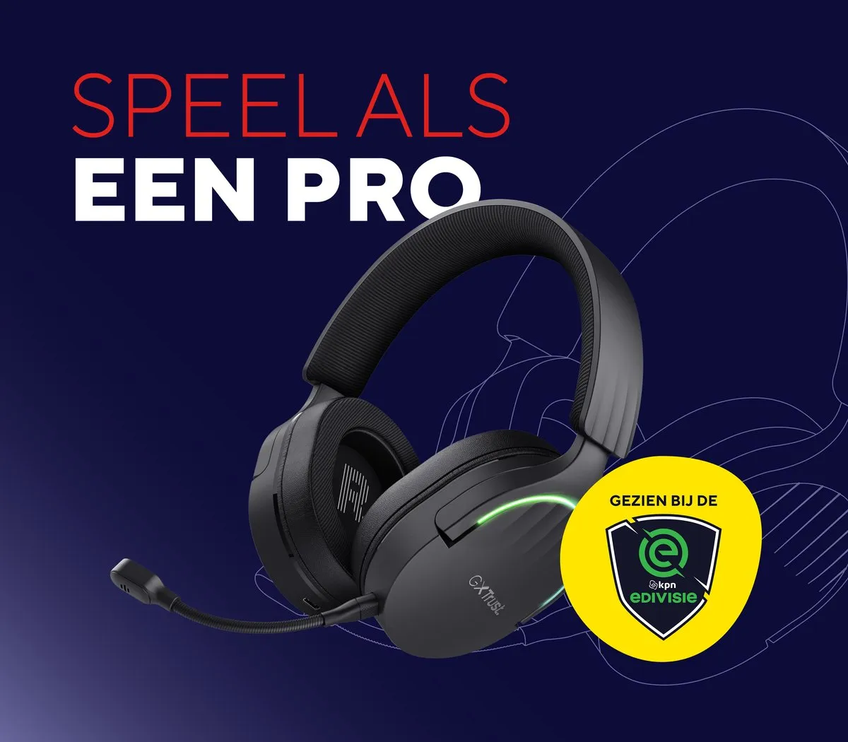 Trust GXT 491 Fayzo Draadloze Gaming Headset - 7.1 Surround - Zwart