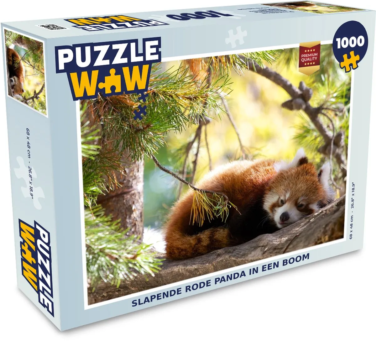 PuzzleWow Puzzel Panda Legpuzzel 1000 Stuks
