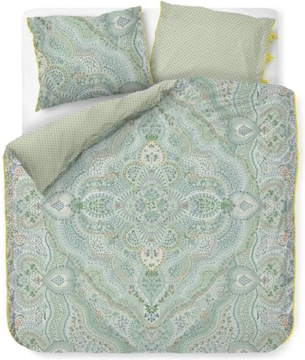 Pip Studio Dekbedovertrek Alfombra Light Blue 1 persoons