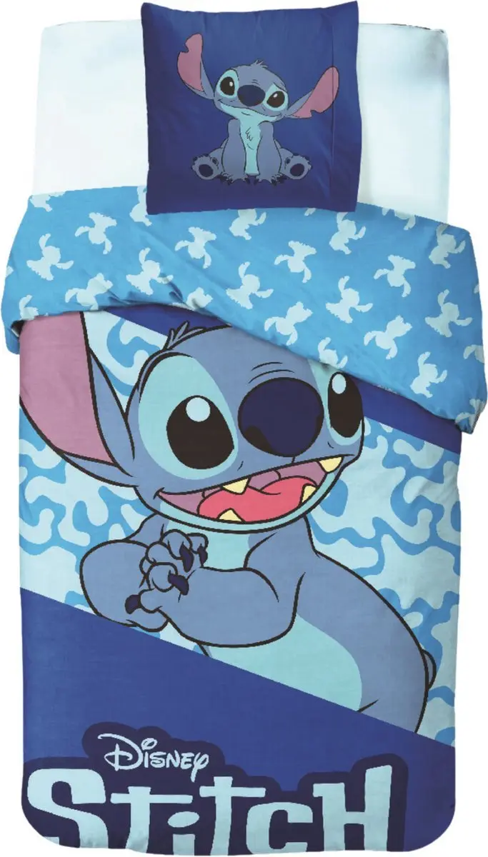 Lilo & Stitch Junior Dekbedset - Blauw - 1 Kussensloop - afbeelding 3 van 6