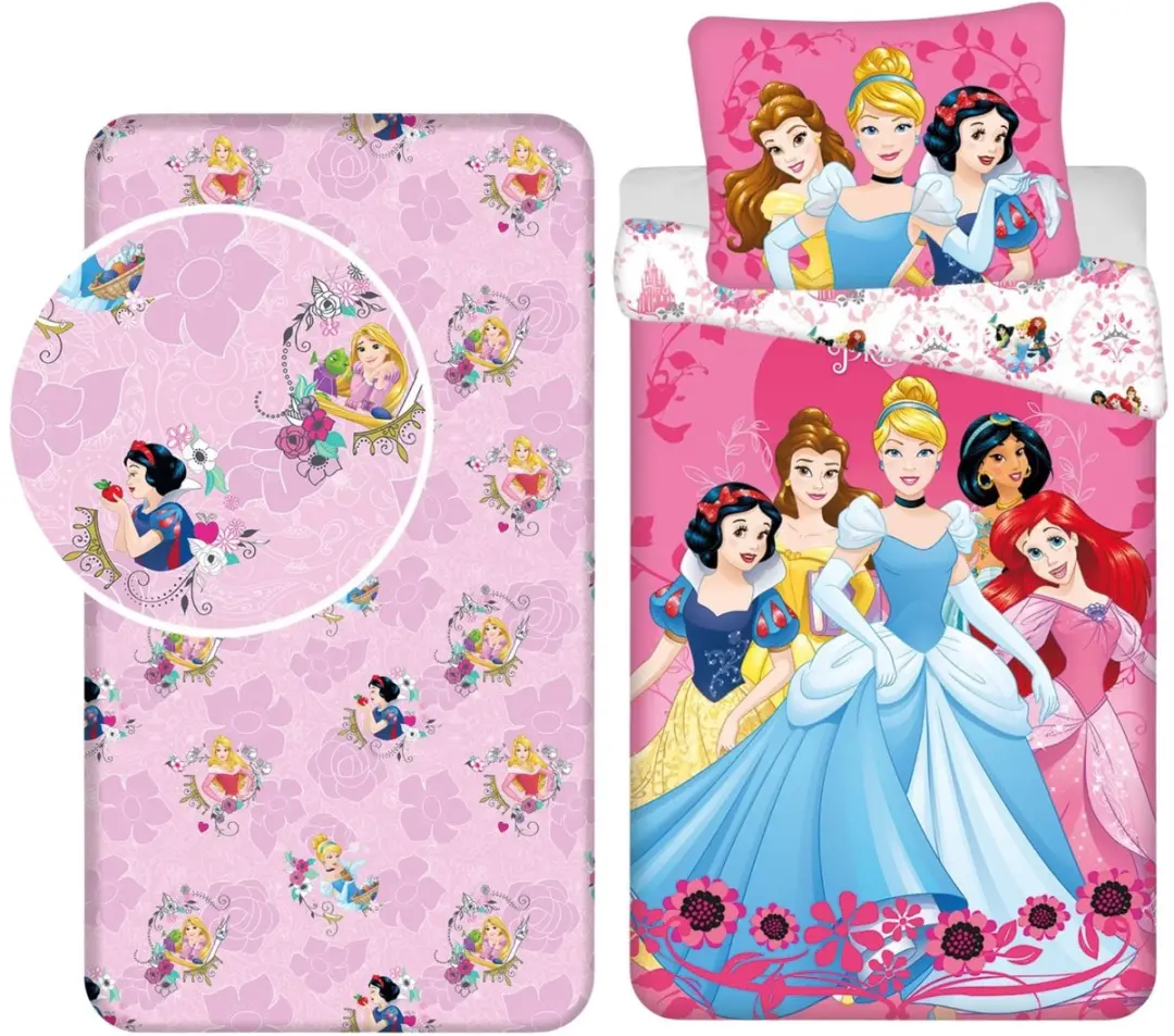 Disney Princess Eenpersoons Slaapkamerset