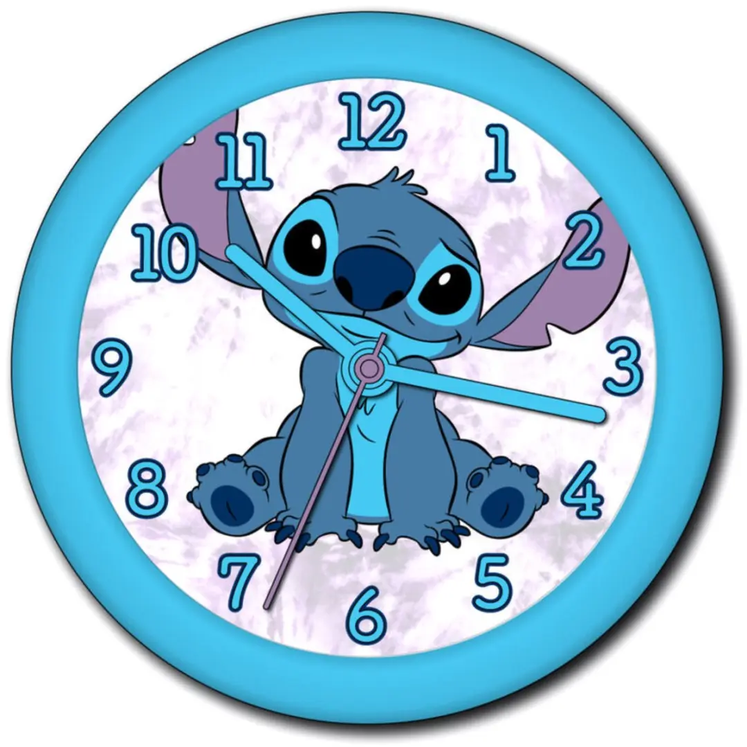 Lilo & Stitch Slaapkamer Set - Wandklok 25cm - Dekbedovertrek - afbeelding 2 van 4