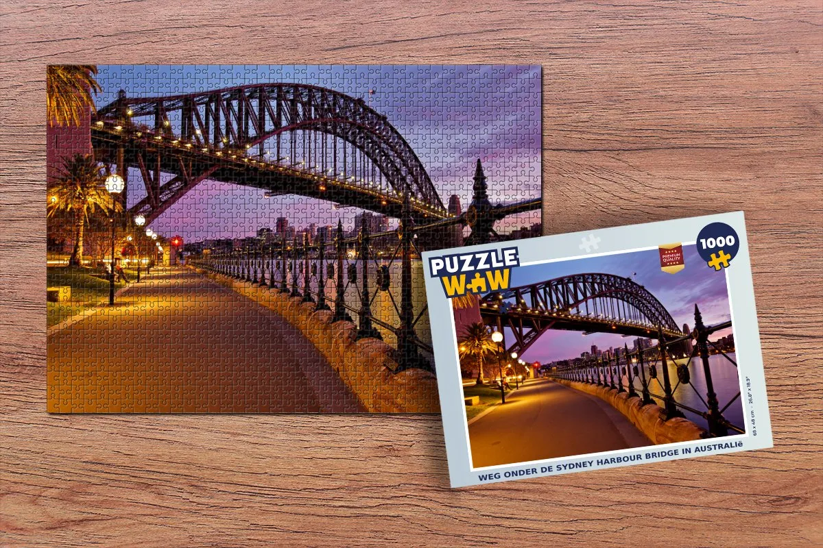 PuzzleWow Legpuzzel Sydney Harbour Bridge 1000 Stuks