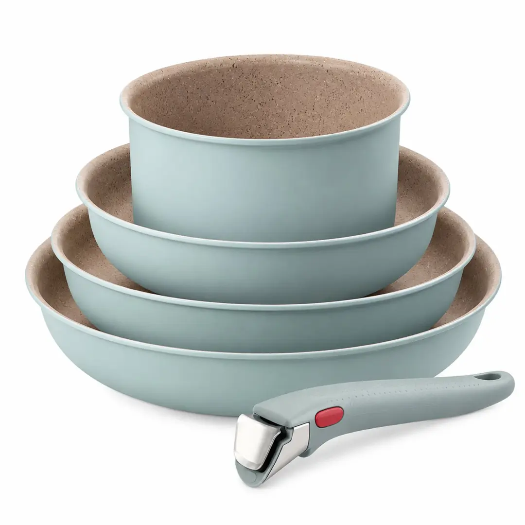 Tefal Ingenio Harmony L8049502 Pannenset 5-delig - Eucalyptus - afbeelding 6 van 6
