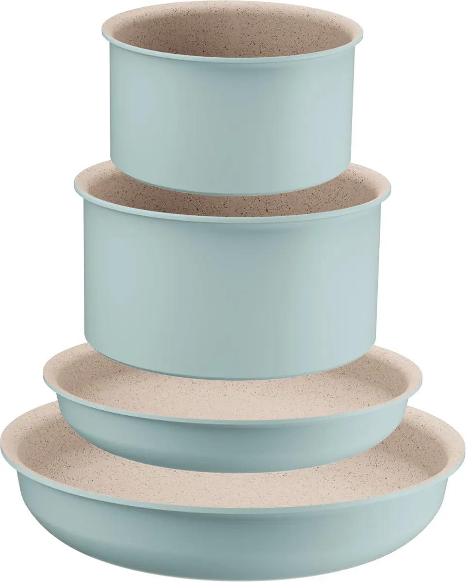 Tefal Ingenio Harmony L8049502 Pannenset 5-delig - Eucalyptus - afbeelding 3 van 6